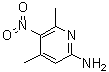 CAS 登录号：22934-22-1, 4,6-二甲基-5-硝基-2-吡啶胺