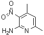 CAS # 22934-23-2, 2-Amino-4,6-dimethyl-3-nitropyridine, 2-Amino-4,6-dimethyl-3-nitropyridine, NSC 170629