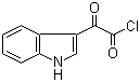 吲哚-3-乙醛酰氯分子结构 (CAS 22980-09-2)