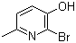 2-溴-3-羟基-6-甲基吡啶分子结构 (CAS 23003-35-2)