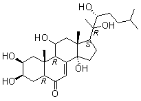 CAS 登录号：23044-80-6, 筋骨草甾酮 C