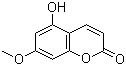 CAS # 23053-61-4, 5-Hydroxy-7-methoxycoumarin, 5-hydroxy-7-methoxy-2H-1-Benzopyran-2-one