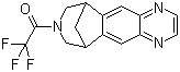 structure of CAS# 230615-70-0, 7,8,9,10-Tetrahydro-8-(trifluoroacetyl)-6,10-methano-6H-pyrazino[2,3-h][3]benzazepine