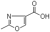 structure of CAS# 23062-17-1, 2-甲基恶唑-4-羧酸