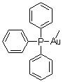 structure of CAS# 23108-72-7, Methyl(triphenylphosphine)gold(I)