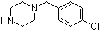 structure of CAS# 23145-88-2, 1-(4-Chlorobenzyl)piperazine
