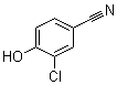 structure of CAS# 2315-81-3, 2-Chloro-4-cyanophenol
