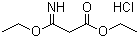 structure of CAS# 2318-25-4, Ethyl 3-ethoxy-3-iminopropionate hydrochloride