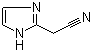 structure of CAS# 23184-45-4, 1H-Imidazole-2-acetonitrile