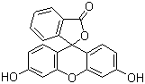 CAS # 2321-07-5, Fluorescein, Eosin, 2-(6-Hydroxy-3-oxo-(3H)-xanthen-9-yl)benzoic acid