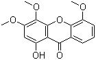 CAS 登录号：23251-63-0, 1-羟基-3,4,5-三甲氧基呫吨酮