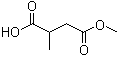 CAS # 23268-03-3, 4-Methoxy-2-methyl-4-oxobutanoic acid, 4-Methoxy-2-methyl-4-oxo-butanoic acid, 4-Methyl 2-methylsuccinate