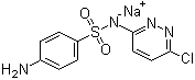 structure of CAS# 23282-55-5, Sulfachloropyridazine sodium