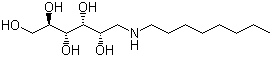 structure of CAS# 23323-37-7, N-Octyl-D-glucamine