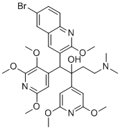 CAS # 2332841-25-3, TBAJ-876, (1R,2S)-1-(6-bromo-2-methoxyquinolin-3-yl)-2-(2,6-dimethoxypyridin-4-yl)-4-(dimethylamino)-1-(2,3,6-trimethoxypyridin-4-yl)butan-2-ol