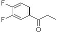 structure of CAS# 23384-72-7, 3',4'-二氟苯丙酮