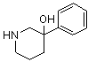 structure of CAS# 23396-50-1, 3-Phenyl-3-piperidinol