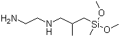 structure of CAS# 23410-40-4, N-(3-(二甲氧基甲基硅基)异丁基)乙二胺