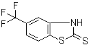 structure of CAS# 23420-87-3, 5-(三氟甲基)-2(3H)-苯并噻唑硫酮