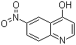structure of CAS# 23432-42-0, 4-羟基-6-硝基喹啉