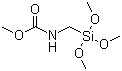 CAS # 23432-64-6, (Methoxycarbonylaminomethyl)trimethoxysilane, (Trimethoxysilylmethyl)carbamic acid methyl ester, Geniosil XL 43, Geniosil XL 63, Methyl trimethoxysilylmethylcarbamate, Methylcarbamatomethyltrimethoxysilane, N-(Trimethoxysilylmethyl)-O-methyl carbamate