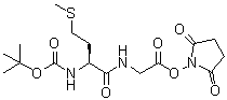 CAS # 23446-04-0, 1-[[N-[N-[(1,1-Dimethylethoxy)carbonyl]-L-methionyl]glycyl]oxy]-2,5-pyrrolidinedione