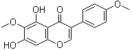 structure of CAS# 2345-17-7, 尼泊尔鸢尾异黄酮