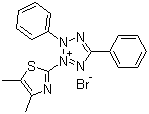 CAS # 2348-71-2, Thiazolyl Blue tetrazolium bromide, 3-(4,5-Dimethylthiazol-2-yl)-2,5-diphenyl-2H-tetrazolium bromide