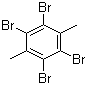 2,3,5,6-四溴-1,4-二甲基苯分子结构 (CAS 23488-38-2)