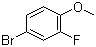 CAS # 2357-52-0, 4-Bromo-2-fluoroanisole, 1-Bromo-3-fluoro-4-methoxybenzene