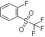 CAS # 2358-41-0, 2-Fluorophenyl trifluoromethyl sulfone, 1-Fluoro-2-(trifluoromethylsulfonyl)benzene