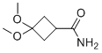 structure of CAS# 2360931-42-4, 3,3-Dimethoxycyclobutanecarboxamide