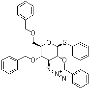 CAS 登录号：236115-66-5, 苯基 3-叠氮基-3-脱氧-2,4,6-三-O-(苯基甲基)-1-硫代-beta-D-吡喃葡萄糖苷