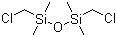 1,3-二(氯甲基)-1,1,3,3-四甲基二硅氧烷分子结构 (CAS 2362-10-9)
