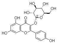 structure of CAS# 23627-87-4, 三叶豆苷