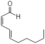 2,4-Decadienal molecular structure (CAS 2363-88-4)
