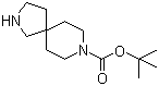 structure of CAS# 236406-39-6, 2,8-Diazaspiro[4.5]decane-8-carboxylic acid tert-butyl ester