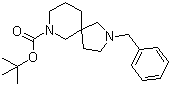 structure of CAS# 236406-46-5, 2-(苯基甲基)-2,7-二氮杂螺[4.5]癸烷-7-羧酸叔丁酯