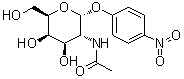 structure of CAS# 23646-68-6, 4-Nitrophenyl 2-(acetylamino)-2-deoxy-alpha-D-galactopyranoside