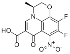 (3S )-9,10-Difluoro-2,3-dihydro-3-methyl-8-nitro-7-oxo-7H -pyrido[1,2,3-de ]-1,4-benzoxazine-6-carboxylic acid molecular structure (CAS 236743-93-4)