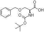structure of CAS# 23680-31-1, N-BOC-O-Benzyl-L-serine