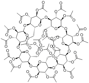 structure of CAS# 23739-88-0, 全乙酰化β-环糊精