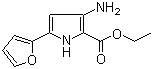 CAS 登录号：237435-96-0, 3-氨基-5-(呋喃-2-基)-1H-吡咯-2-甲酸乙酯