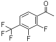 structure of CAS# 237761-82-9, 1-[2,3-二氟-4-(三氟甲基)苯基]乙酮