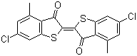 CAS # 2379-74-0, Pigment Red 181, Vat Red 1, Vat Pink R, 6-Chloro-2-(6-chloro-4-methyl-3-oxobenzo[b]thien-2(3H)-ylidene)-4-methylbenzo[b]thiophene-3(2H)-one