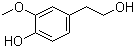 structure of CAS# 2380-78-1, Homovanillyl alcohol