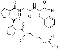 structure of CAS# 23815-89-6, 1-5-血管舒缓激肽