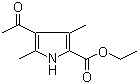 structure of CAS# 2386-26-7, 4-乙酰基-3,5-二甲基-1H-吡咯-2-甲酸乙酯