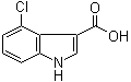 CAS # 23872-36-8, 4-Chloro-1H-indole-3-carboxylic acid