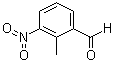 structure of CAS# 23876-12-2, 2-Methyl-3-nitrobenzaldehyde